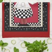 シェフイタリアンおもしろいキッチンタオル キッチンタオル (折り畳み)