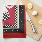 シェフイタリアンおもしろいキッチンタオル キッチンタオル (四つ折り)