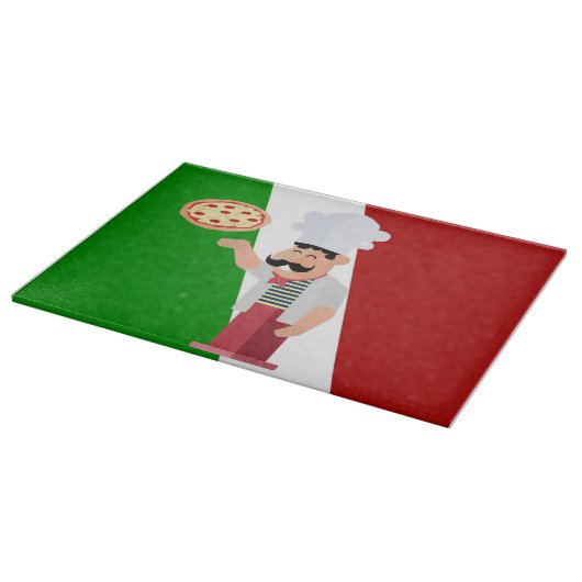 シェフイタリアンとピザ カッティングボード (角)