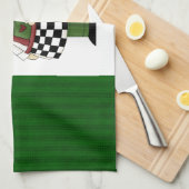 シェフイタリアンキッチンタオル キッチンタオル (四つ折り)