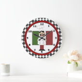 シェフイタリアンクロック6 ラージ壁時計 (ホーム)