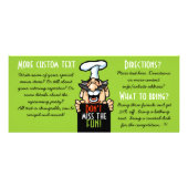 シェフイタリアンパーティーケータリングメニューpizza bbq ラックカード (裏面)