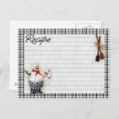 シェフイタリアンレシピカードはがき ポストカード (正面/裏面)