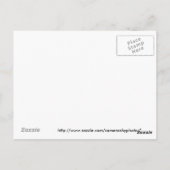 シェフイタリアンレシピカードはがき ポストカード (裏面)