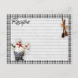シェフイタリアンレシピカードはがき ポストカード