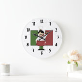 シェフイタリアン#3 ラージ壁時計 (ホーム)