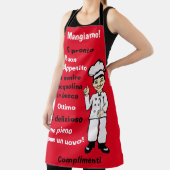 シェフイタリアン- Mangiamo エプロン (インサイチュ)