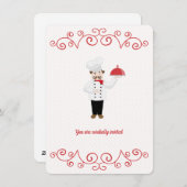 シェフインスパイアリタイアディナー招待状 シーズンカード (正面/裏面)