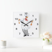 シェフウォールクロック スクエア壁時計 (ホーム)