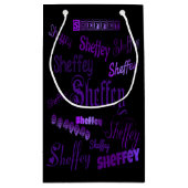 シェフェイパープルフォント スモールペーパーバッグ (裏面)