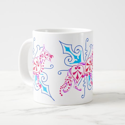 シェフェルンド ジャンボコーヒーマグカップ (正面左)