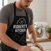 シェフエプロン名前をカスタムするメンギフトパーソナライズされた付き エプロン