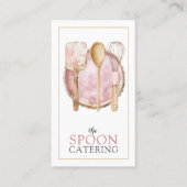 シェフエレガントケータリングウィスクスプーンヘラ 名刺 (正面)