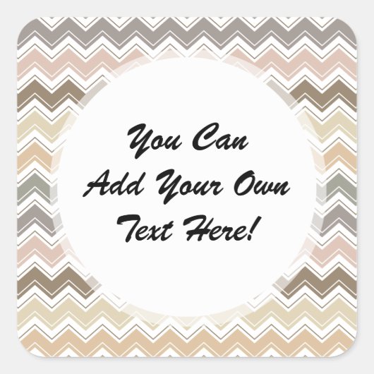 シェフエレガントロン・デザイナーのアーストーン・パターン スクエアシール (正面)