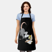 シェフオポッサムポッサムのシェフハットマスター料理 エプロン (着用した状態)
