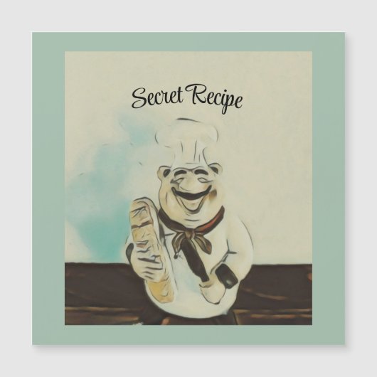 シェフオールオーバー磁気カード (正面)