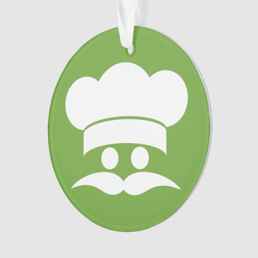 シェフカスタムな色のオーナメント オーナメント (正面)
