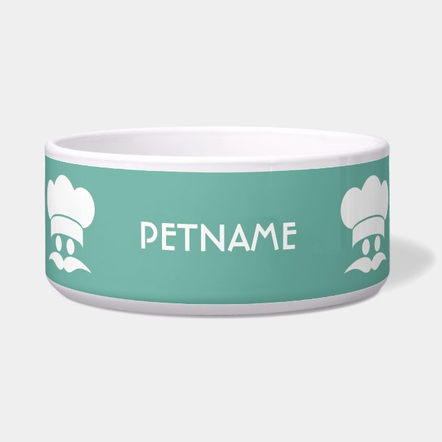 シェフカスタムの色のペットボウル ボウル (正面)