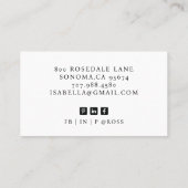 シェフカテラー名刺 名刺 (裏面)