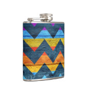 シェフカラフルロン木材抽象芸術#3 フラスク (右)