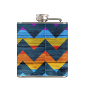 シェフカラフルロン木材抽象芸術#3 フラスク (裏面)