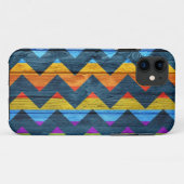 シェフカラフルロン木材抽象芸術#3 Case-Mate iPhoneケース (裏面(横))
