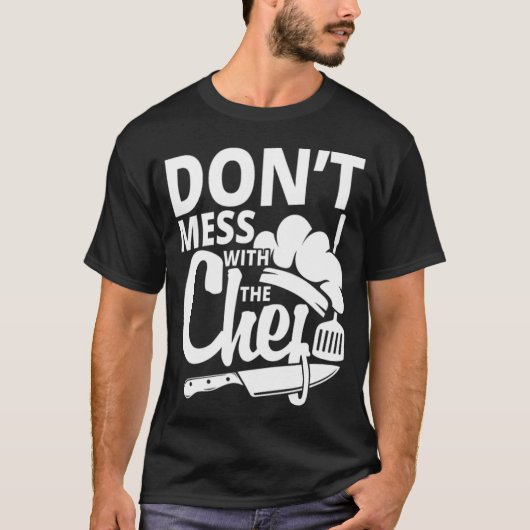 シェフキッチンの恐竜の誕生日を台無しにしない Tシャツ (正面)