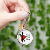 シェフキッチンアイコン調理師プレミアムキーチェーン キーホルダー (手)