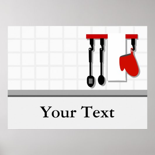 シェフキッチン調理師ポスター ポスター (正面)