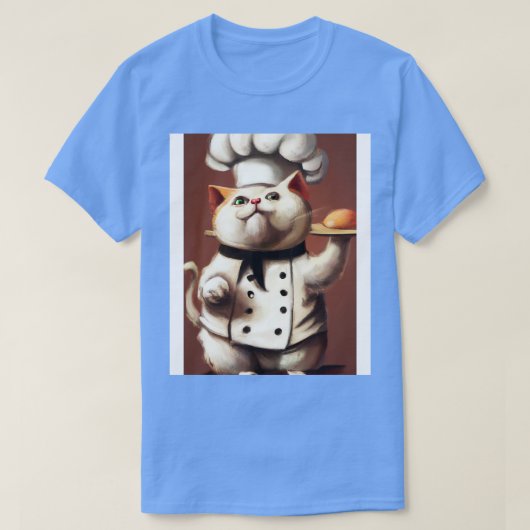 シェフキャット Tシャツ (デザイン正面)