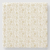 シェフギフト 幸福は人生の味 ストーンコースター (正面)