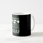 シェフクリスマスTシャツ コーヒーマグカップ (正面右)