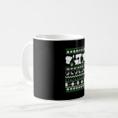 シェフクリスマスTシャツ コーヒーマグカップ (正面左)