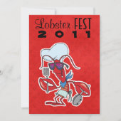 シェフクールおもしろいロブスターフェスト 招待状 (正面)