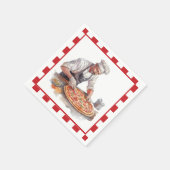 シェフクールピザパーティー スタンダードカクテルナプキン (角)