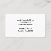 シェフケータリングロゴ |宴会の設定 名刺 (裏面)