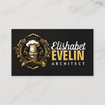 シェフケータリング金ゴールドモダンブラックキャプン657