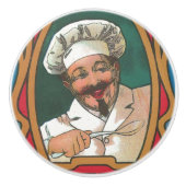 シェフコーヒーヴィンテージアールヌーボーキッチン セラミックノブ (正面)