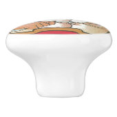 シェフコーヒーヴィンテージアールヌーボーキッチン セラミックノブ (側面)