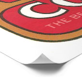 シェフコーヒーヴィンテージアールヌーボーキッチン ポスター (角)