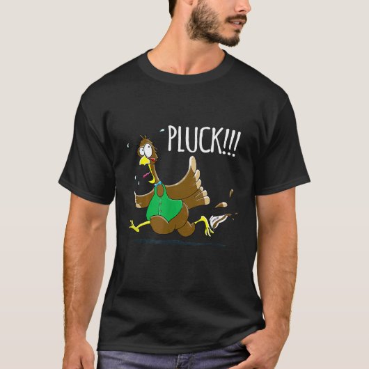 シェフサンクスギビング走の七面鳥の羽 Tシャツ (正面)