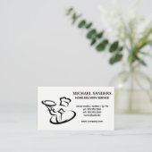 シェフサーヴィン料理 | ケータリング | 配送サービス 名刺 (スタンド正面)