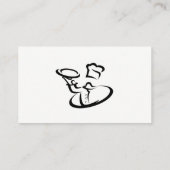 シェフサーヴィン料理 | ケータリング | 配送サービス 名刺 (裏面)