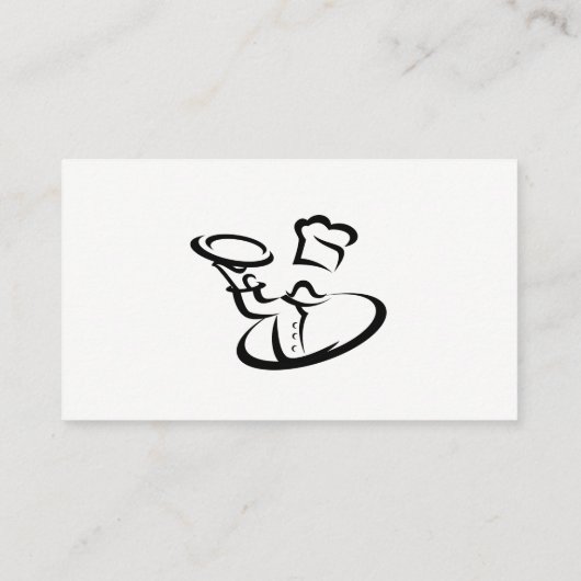 シェフサーヴィン料理 | ケータリング | 配送サービス 名刺 (裏面)