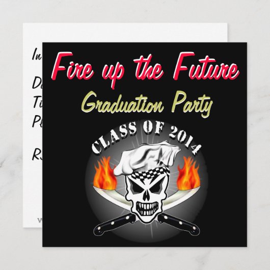 シェフスカル2 招待状 (正面/裏面)