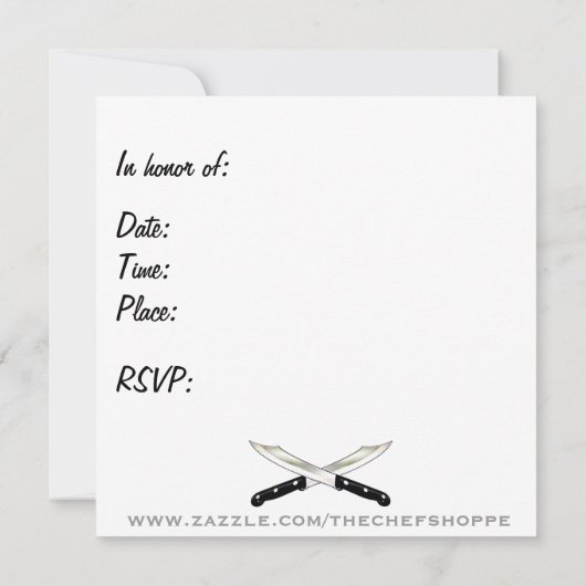 シェフスカル2 招待状 (裏面)