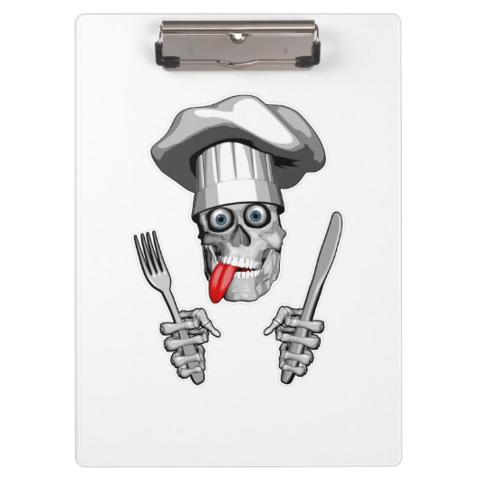 シェフスカル：ナイフとフォーク クリップボード (正面)