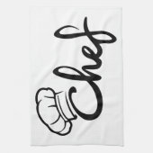 シェフズエレガンスエプロンデザイン キッチンタオル (縦)