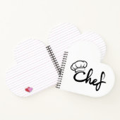 シェフズエレガンスエプロンデザイン ノートブック (内部)