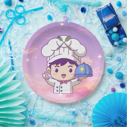 シェフズスペシャルダイニング紙プレート ペーパープレート (パーティー)